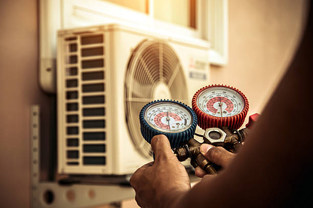 Professional Hvac technician working in Ruston, LA